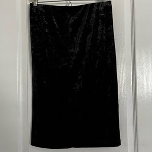 Velvet Black Skirt
